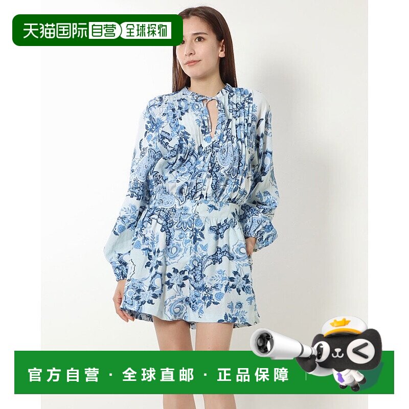 日本直邮Guess Zaren Linen Romper 连身裤 [GU1432EW29049]