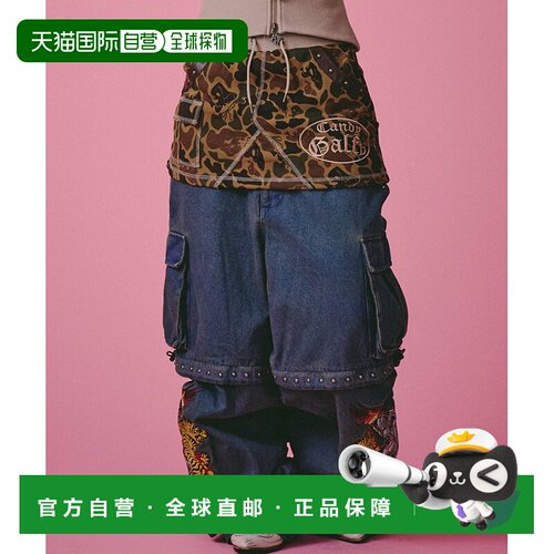 1h可退 日本直邮GALFY女装里毛质感豹纹迷你裙 161032半身裙短裙