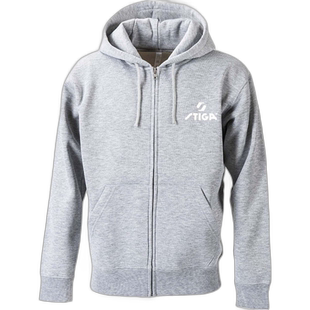 日本直邮STIGA 乒乓球服装运动衫拉链连帽衫男女通用 STIGA 拉链