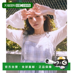 上衣 1h可退 女士透肤雪纺泡泡袖 music&ecology 日本直邮earth