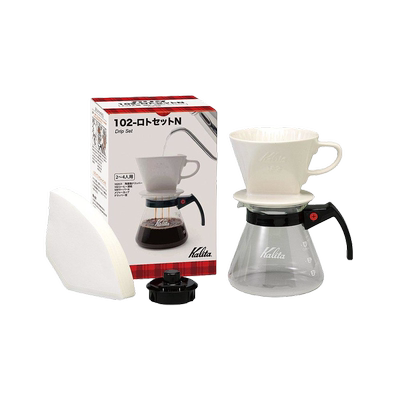 【日本直邮】Kalita卡莉塔高品质手冲咖啡壶滴滤套装 带滤纸