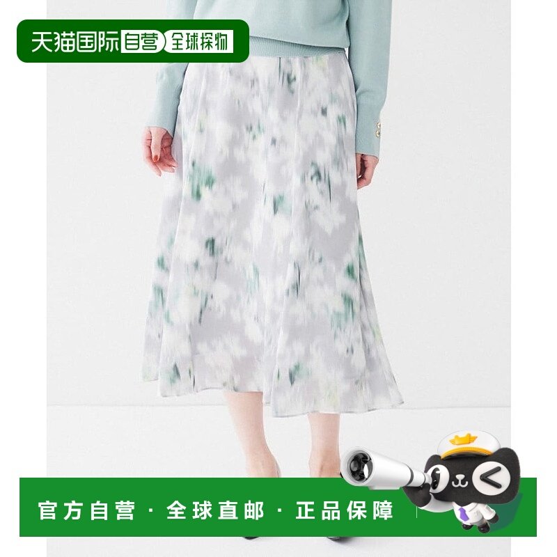 日本直邮UNTITLED 晕染花卉印花短裙 [UN1285EW069833]