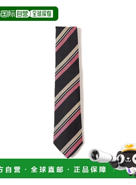1h可退 日本直邮FRANCO BASSI男士真丝条纹领带 21553300380