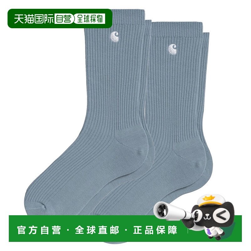 日本直邮Carhartt WIP SS24 Madison Pack Socks 罗纹针织袜口刺