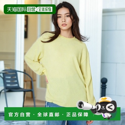 1h可退 日本直邮RODEO CROWNS 女士闪亮纹理长袖上衣 420HAH80350