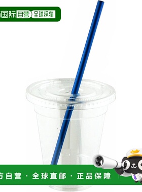 【日本直邮】长尾燕三条铝吸管 21x0.7cm 蓝色 日本制造