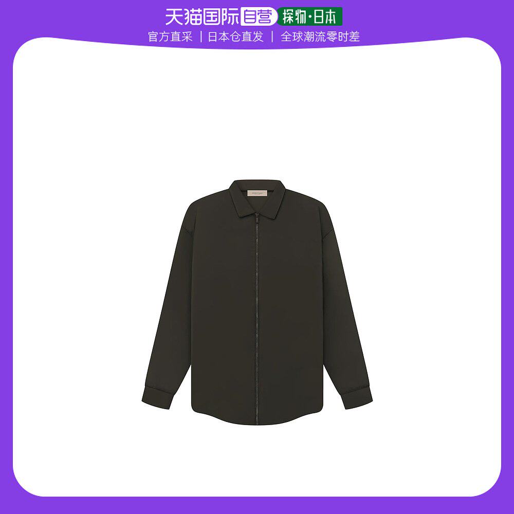 日本直邮Essentials博姿男女同款上衣雅黑色长袖圆领简约时尚