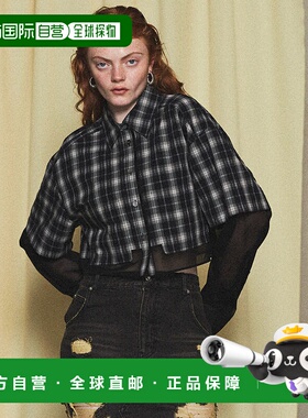 1h可退 日本直邮MAISON SPECIAL女士透视层叠短款衬衫 21251新款