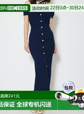 日本直邮rienda 女装 露肩针织修身连衣裙 春款 110JS5730671吊带