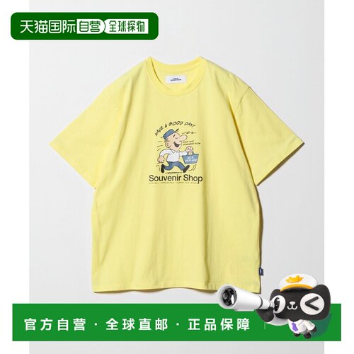 1h可退 日本直邮NICE WEATHER 男女同款 标志性印花圆领T恤 92176