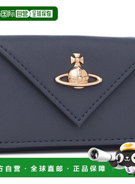 日本直邮Vivienne Westwood三折钱包 蓝色 男女通用 5115002EW S0