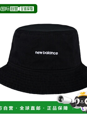 日本直邮 New Balance 男士女士水桶帽 LAH43013 黑色户外帽子