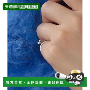 银色单颗钻石心形戒指 BEAMS 1h可退 日本直邮Ray