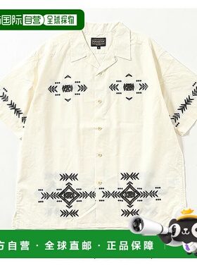 1h可退 日本直邮PENDLETON 男士剪花开放领短袖衬衫 52750013