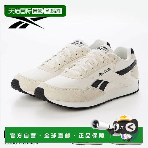 日本直邮Reebok GLIDE LOW 女士低帮休闲鞋 复古经典 麂皮真皮 黑