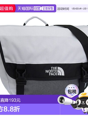 日本直邮The North Face 包男士女士单肩包白色邮差包 M NN2PQ01L