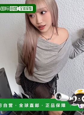 1h可退 日本直邮DAESE TOKYO 女装 长袖垂感设计感落肩T恤 DADP25