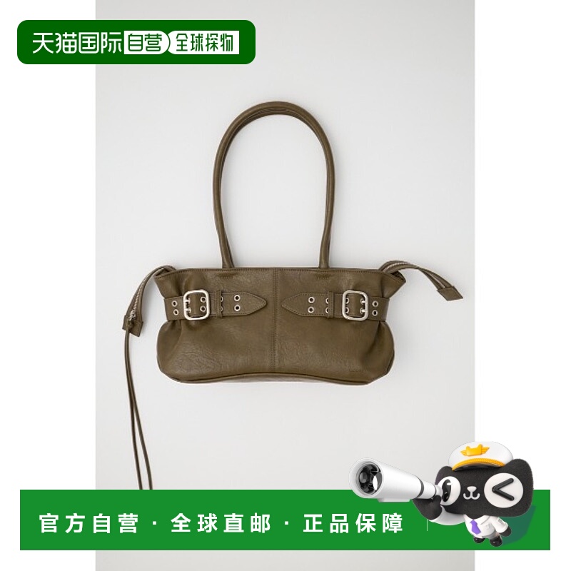 1h可退 日本直邮MOUSSY 女装 可调节扣带 仿皮托特包 立体设计 01