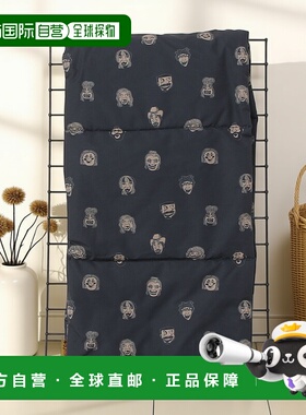 1h可退 日本直邮gym master 男女同款 中棉绗缝围巾 多彩印花 保