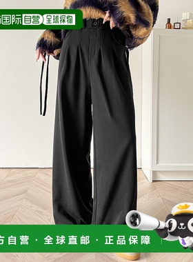 1h可退 Classical Elf 女士侧边蝴蝶结高腰宽松裤 ce1015