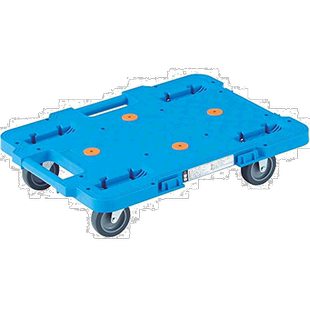 【日本直邮】Trusco中山 多功能小推板小推车370x500蓝色 MPB-500