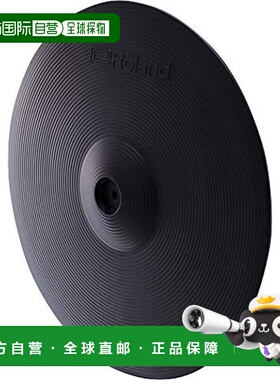 【日本直邮】Roland罗兰黑色碎音镲低调V型自然16寸 CY-16R-T