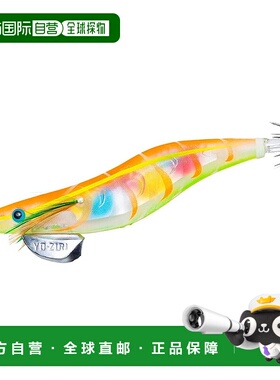 【日本直邮】YO-ZURI 鱿鱼钓饵 Aori-Q3D 4.0号 夜光橙色 A1792-L
