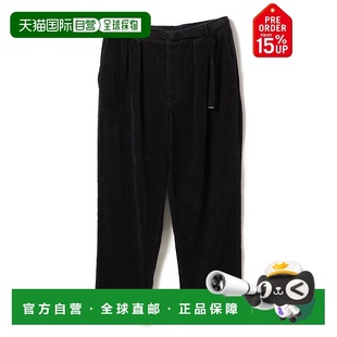 棉质宽条灯芯绒 1h可退 宽松锥形休闲裤 男士 多功 日本直邮BEAMS