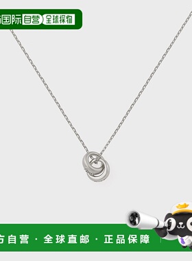 1h可退 日本直邮Paul Smith 女士 Double Ring Motif 项链 精致双