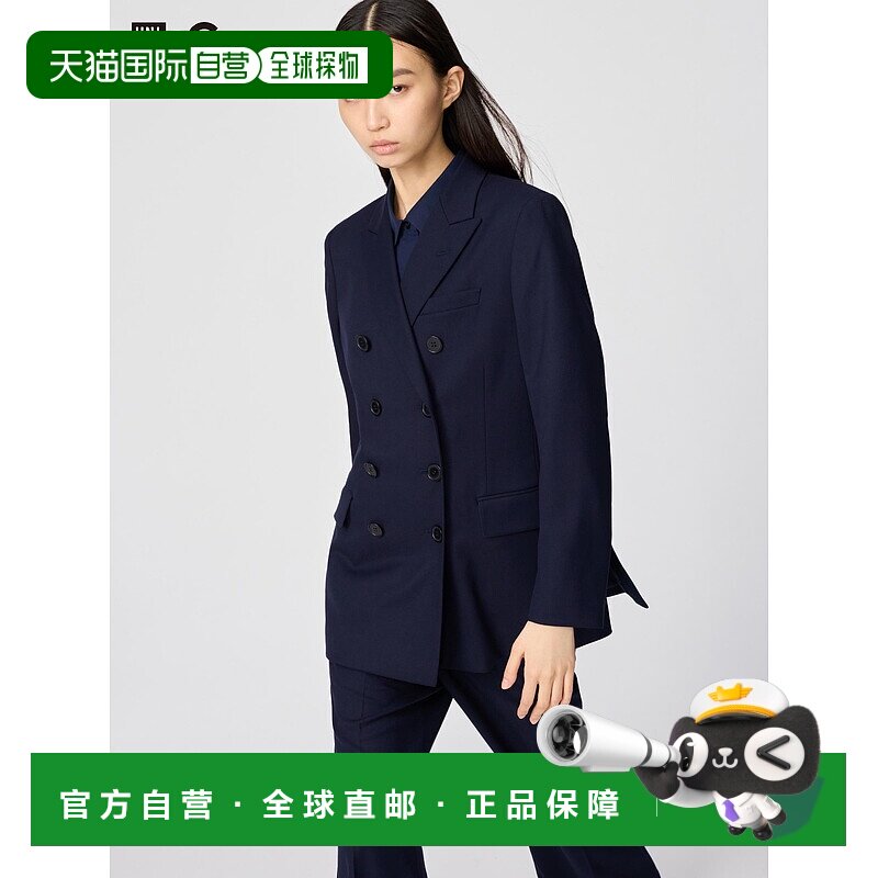 日潮跑腿UNIQLO优衣库 双排扣西装夹克 479669羊毛外套