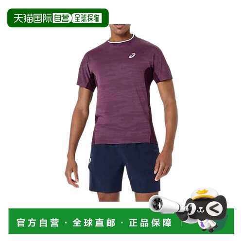 日本直邮Asics/亚瑟士透气舒适运动短袖男款 2041A419