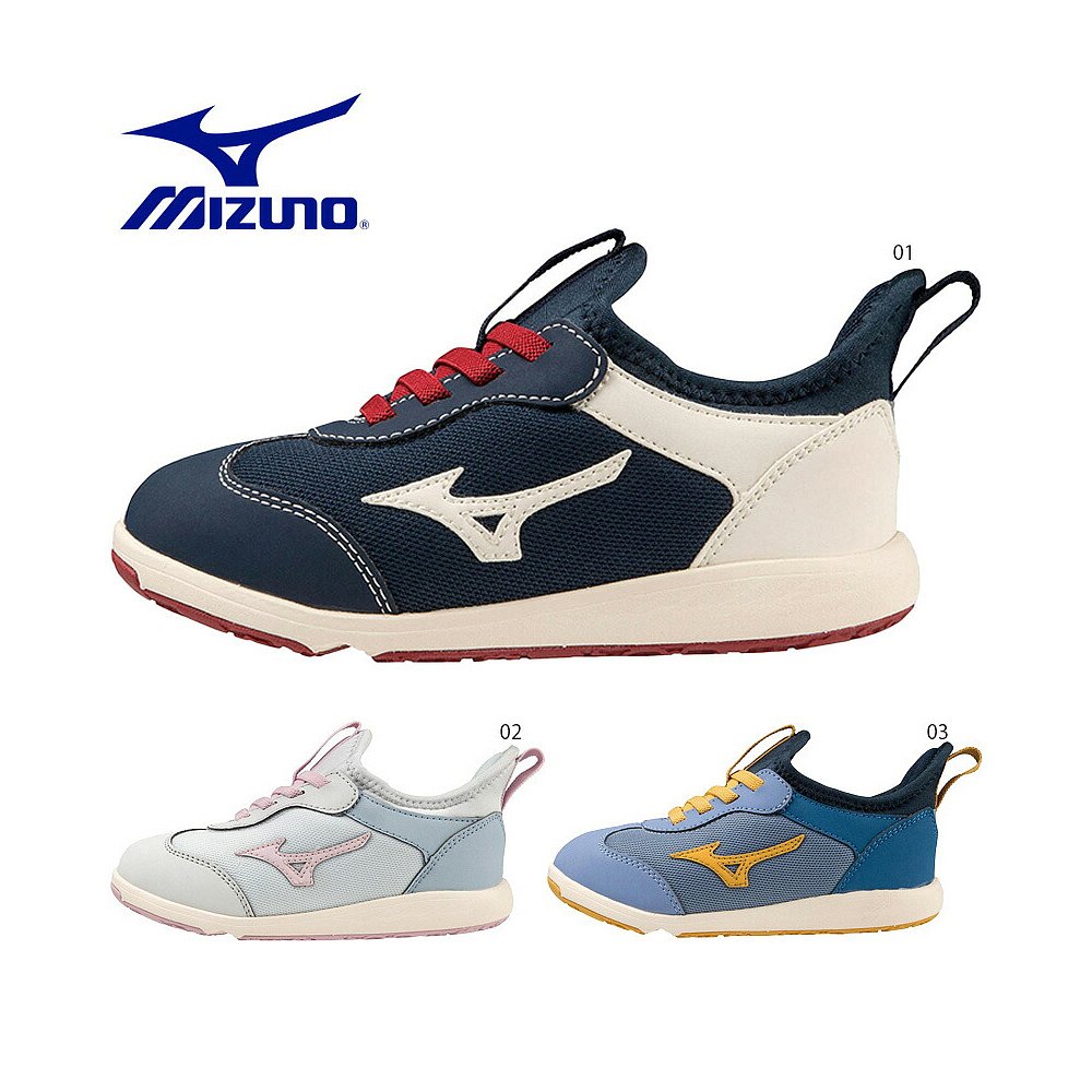 日本直邮Mizuno Junior 儿童 Mizuno Premore 一脚蹬儿童鞋 一脚