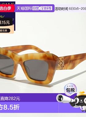 日本直邮LOEWE 太阳镜 LW40036I 女士狐狸形蜂窝状全框 Anagram