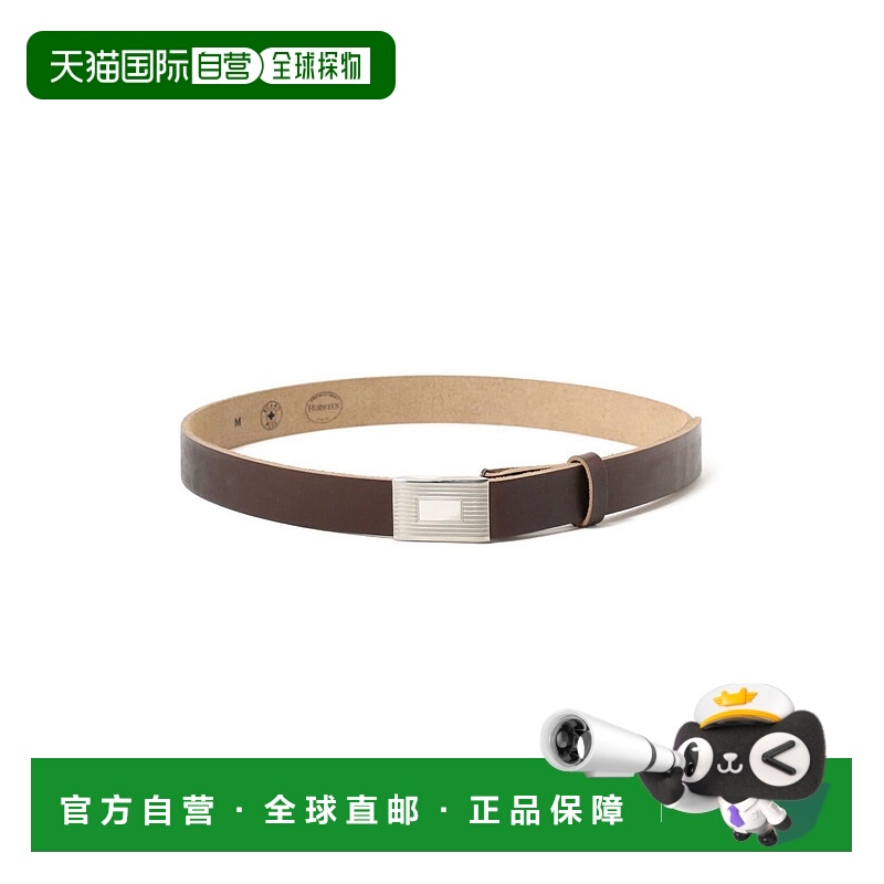 1h可退 日本直邮BEAMS PLUS 男士Horween皮革可调式皮带 38520009