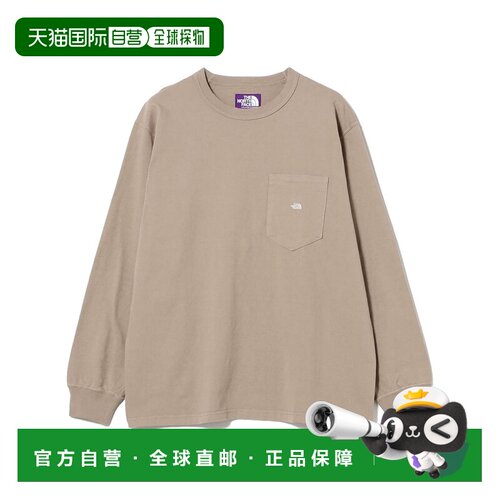 日本直邮THE NORTH FACE PURPLE LABEL 北面紫标 男装 长袖口袋T