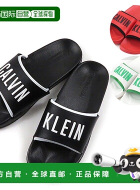 日本直邮 Calvin Klein SLIDE KW0KW00779 女士滑梯淋浴凉鞋舒适
