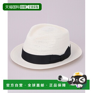 1h可退 日本直邮CA4LA 男士麻布短檐中折帽 NOX00095新款帽子草帽