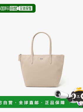 日本直邮LACOSTE男女同款S码PVC托特包半透明压纹设计 NF2037PM