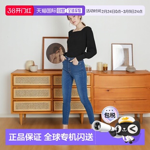 日本直邮日潮 GRL 秋冬韩系穿搭 羊腿袖方领针织衫上衣 ai33