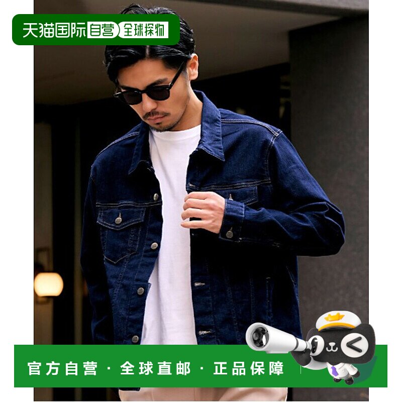 1h可退 日本直邮HANES 男女通用复古风牛仔长袖外套 067100夹克