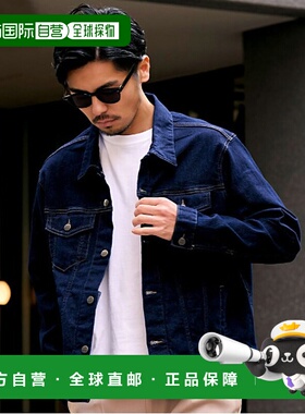 1h可退 日本直邮HANES 男女通用复古风牛仔长袖外套  067100夹克