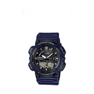 日本直购CASIO卡西欧CASIO STANDARD手表 AEQ-110W-2AJF男士黑色