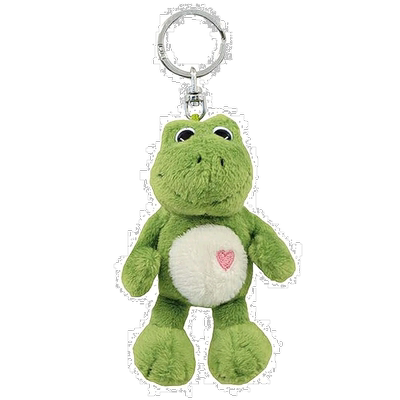 【日本直邮】NICI 钥匙扣 青蛙尼克 绿色 白色 钥匙链 室内装饰