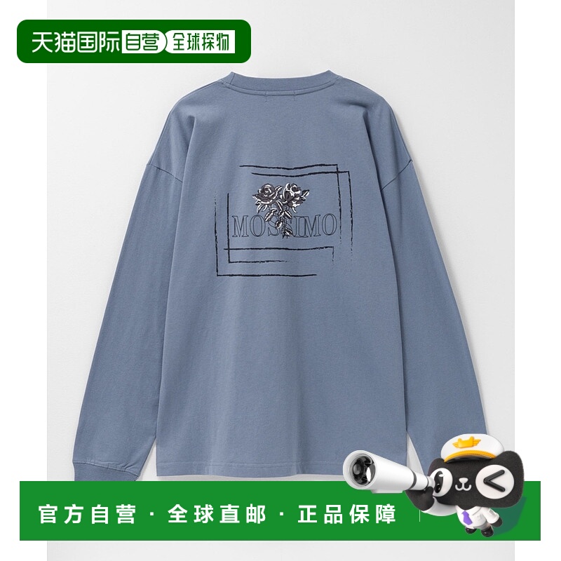 1h可退 日本直邮MOSSIMO 男女同款 长袖T恤 单色设计花卉印花OE天