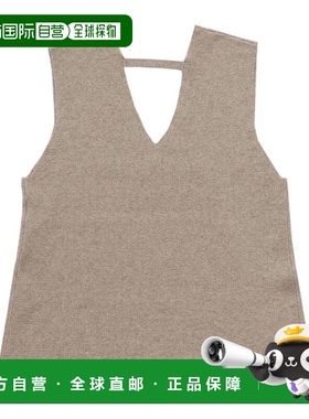 1h可退 日本直邮select MOCA V领长款针织背心