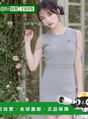 日本直邮日潮 michellmacaron透视针织迷你连衣裙SJJ0243XC尼龙