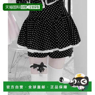 1h可退 日本直邮OLIVE des OLIVE 女装 Miko联名 荷叶边短裤裙 高