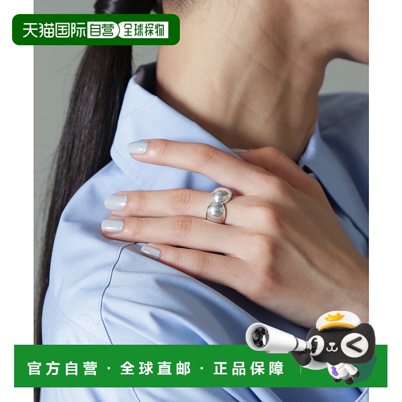 1h可退 日本直邮PHILIPPE AUDIBERT 女士Mila银色戒指 6715147005