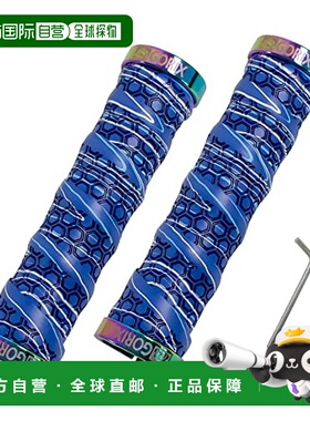 【日本直邮】GORIX 自行车把手 GX-GP070 蓝色 (YOROKE) Cross Bi