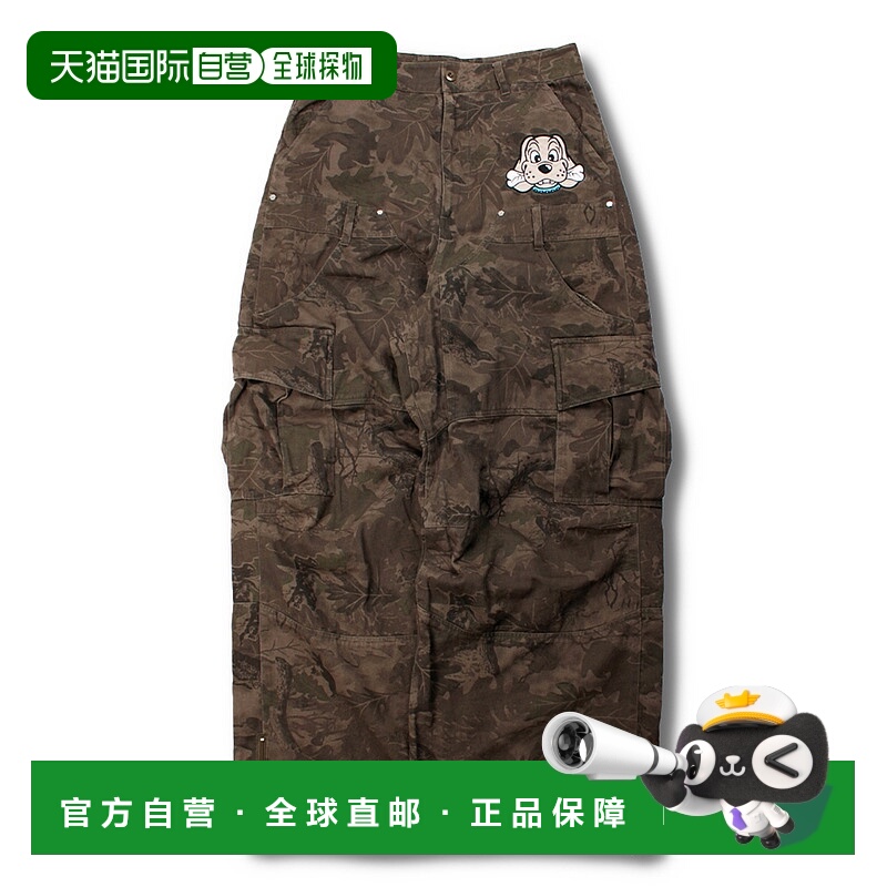 1h可退 日本直邮GALFY 男女同款 森林主题宽松功能卡其裤 153020